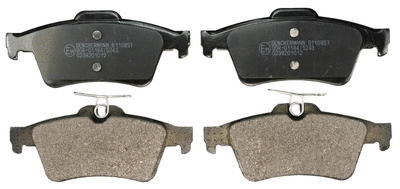 Brake Pad Set, disc brake (B110857)