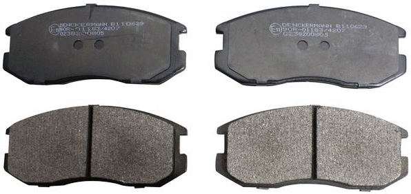 Brake Pad Set, disc brake (B110629)