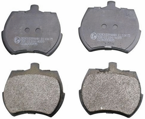 Brake Pad Set, disc brake (B110675)