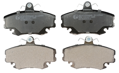 Brake Pad Set, disc brake (B110944)