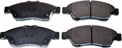 Brake Pad Set, disc brake (B111167)