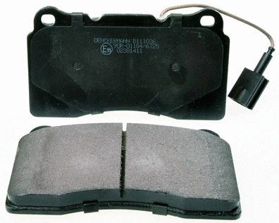 Brake Pad Set, disc brake (B111036)