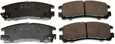 Brake Pad Set, disc brake (B111085)
