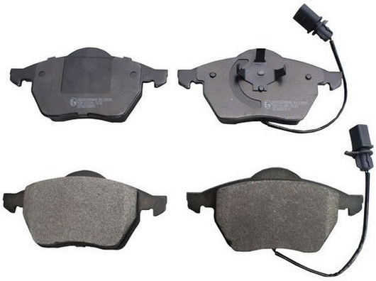 Brake Pad Set, disc brake (B110839)