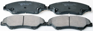 Brake Pad Set, disc brake (B111255)