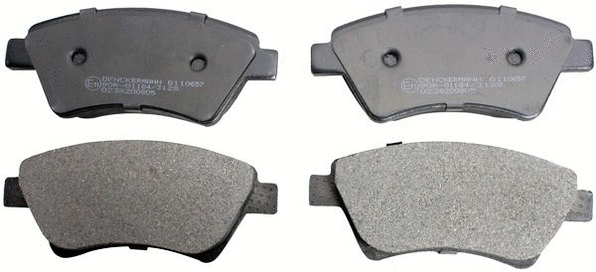 Brake Pad Set, disc brake (B110657)