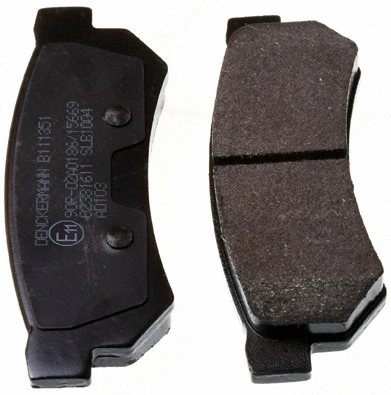 Brake Pad Set, disc brake (B111351)