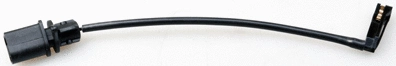 Warning Contact, brake pad wear (B170088)