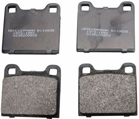Brake Pad Set, disc brake (B110835)