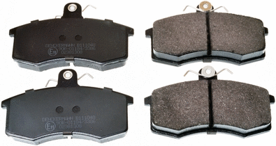 Brake Pad Set, disc brake (B111048)