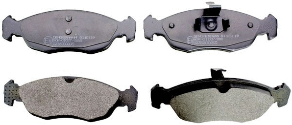 Brake Pad Set, disc brake (B110119)