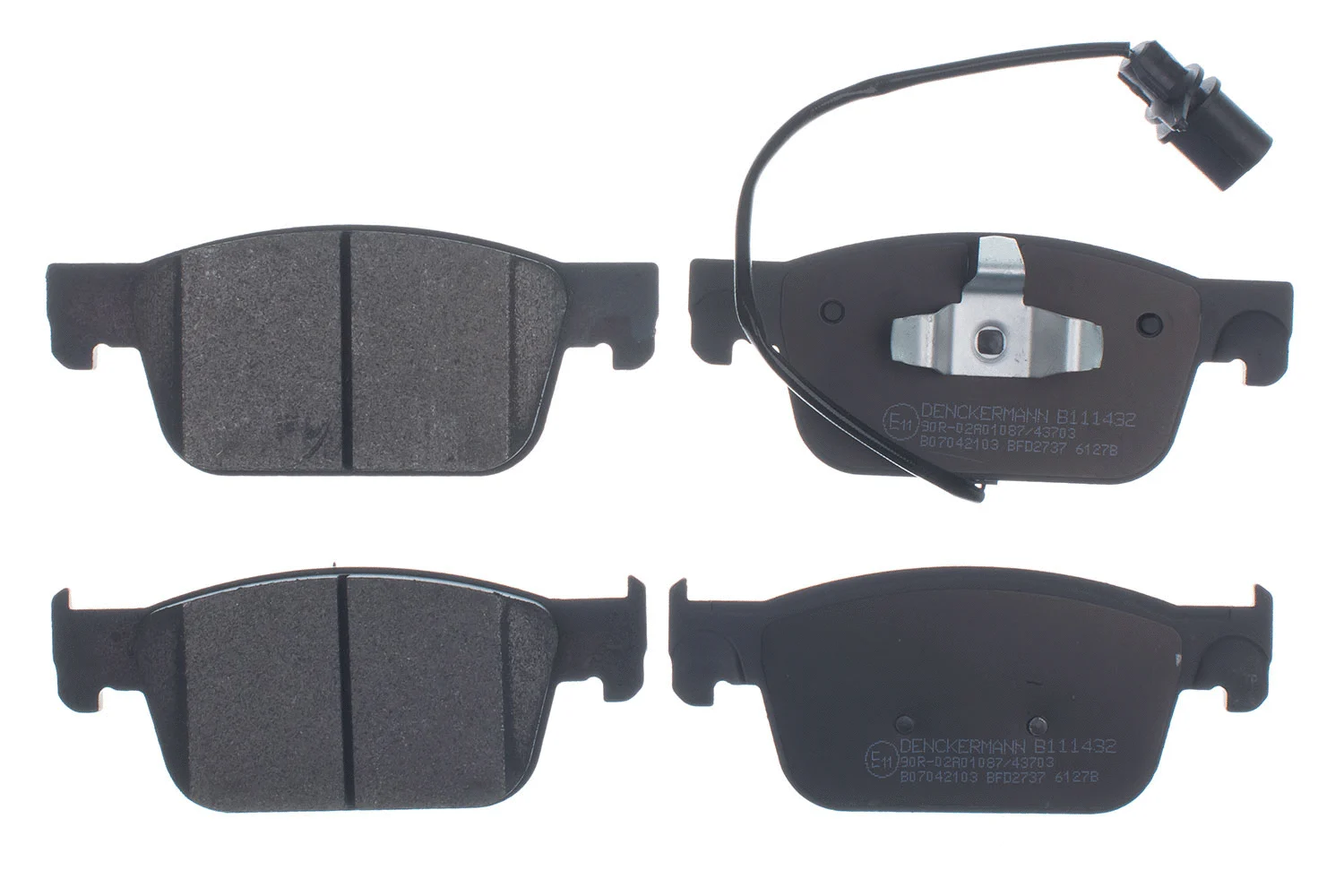 Brake Pad Set, disc brake (B111432)