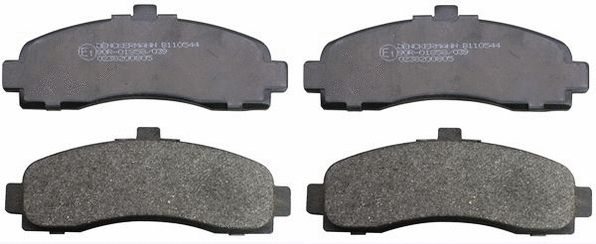 Brake Pad Set, disc brake (B110544)