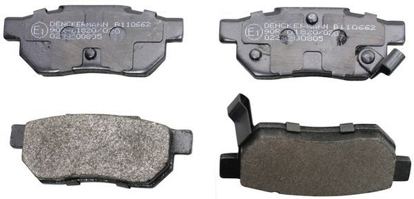 Brake Pad Set, disc brake (B110662)