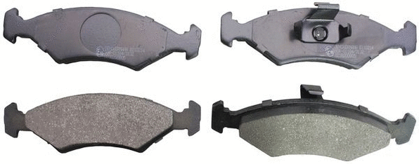 Brake Pad Set, disc brake (B110214)