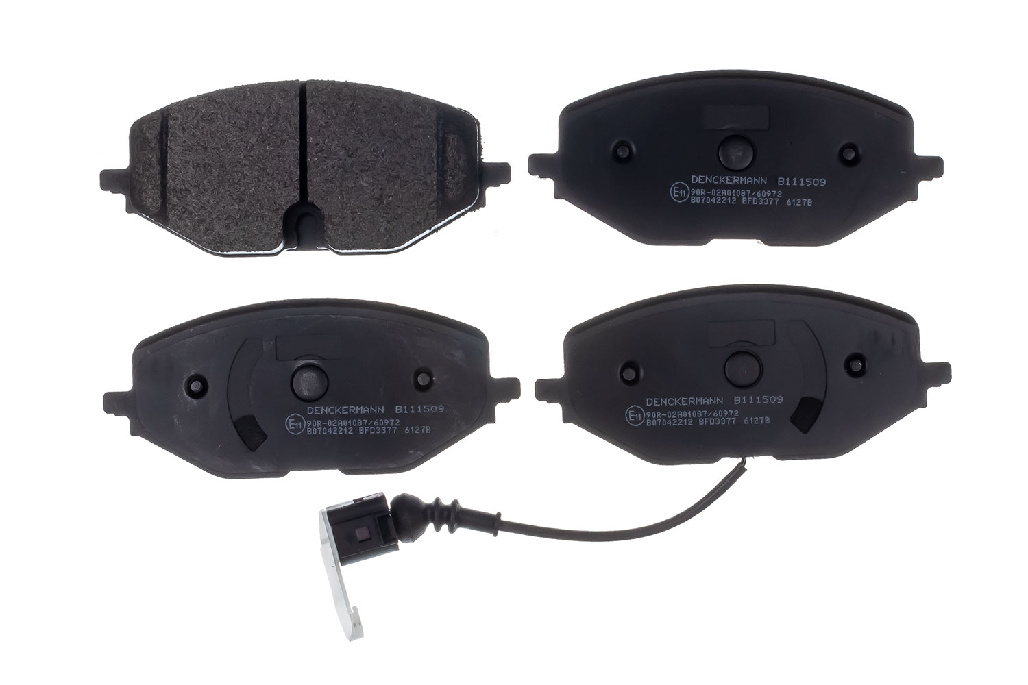 Brake Pad Set, disc brake (B111509)