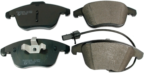 Brake Pad Set, disc brake (B110993)