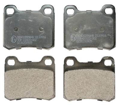 Brake Pad Set, disc brake (B110916)