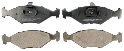 Brake Pad Set, disc brake (B110887)