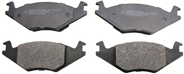 Brake Pad Set, disc brake (B110836)