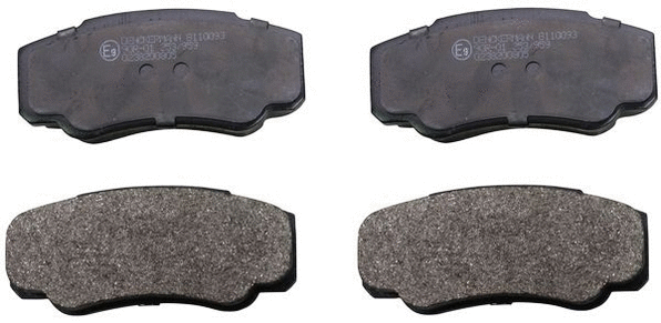 Brake Pad Set, disc brake (B110093)