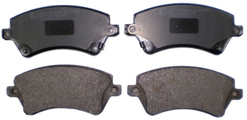 Brake Pad Set, disc brake (B110915)