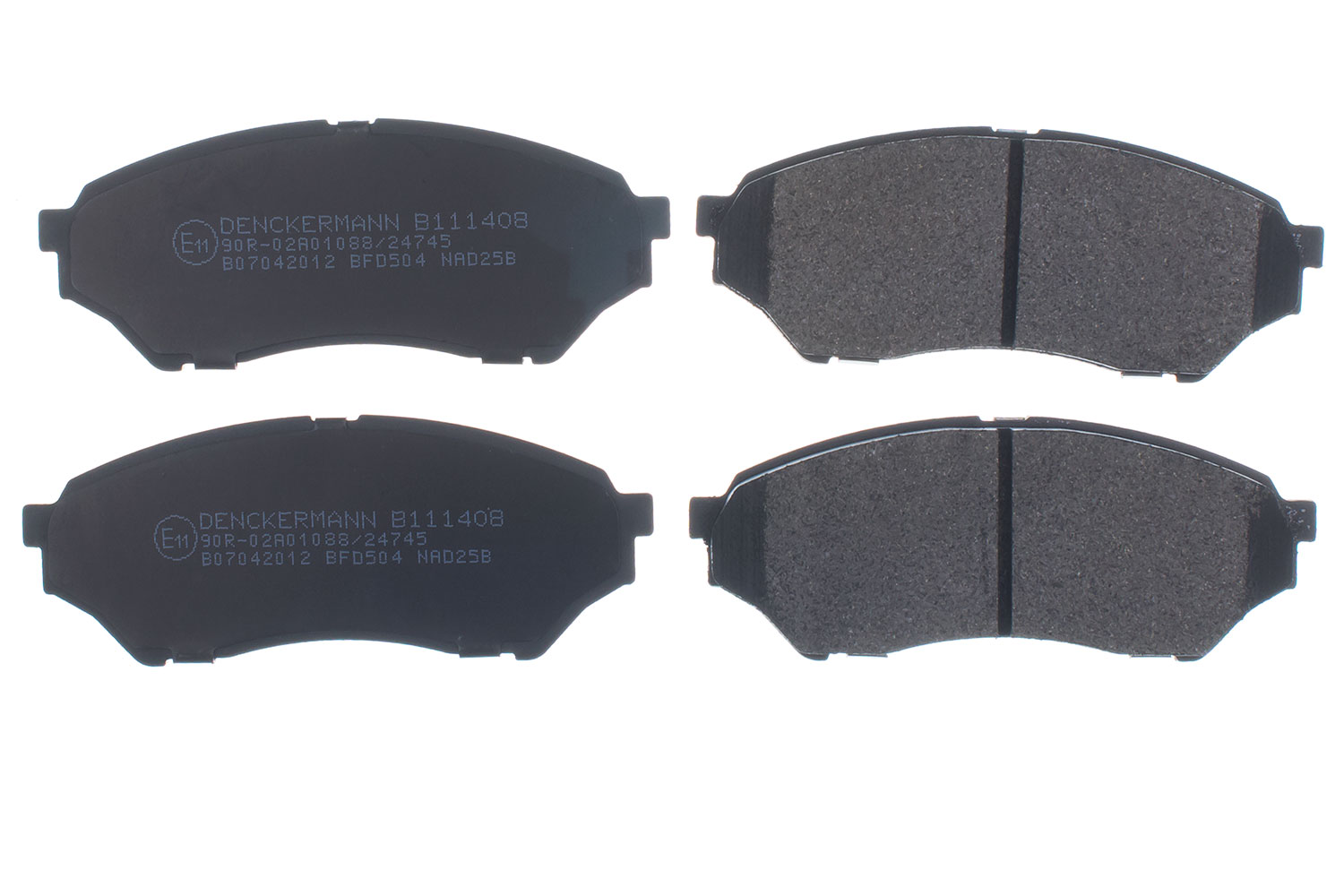 Brake Pad Set, disc brake (B111408)