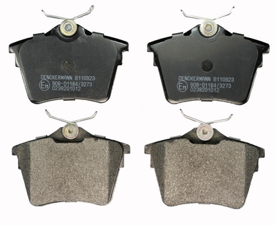 Brake Pad Set, disc brake (B110923)