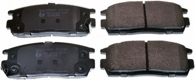 Brake Pad Set, disc brake (B111064)