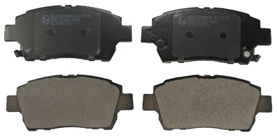 Brake Pad Set, disc brake (B110978)
