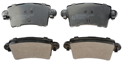 Brake Pad Set, disc brake (B110897)