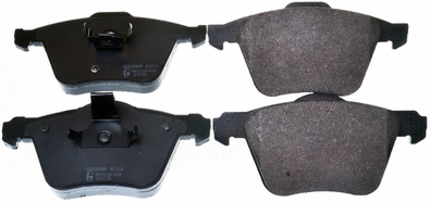 Brake Pad Set, disc brake (B111116)