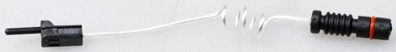 Warning Contact, brake pad wear (B170004)