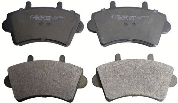 Brake Pad Set, disc brake (B110582)