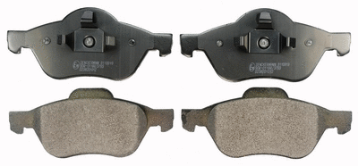 Brake Pad Set, disc brake (B110919)