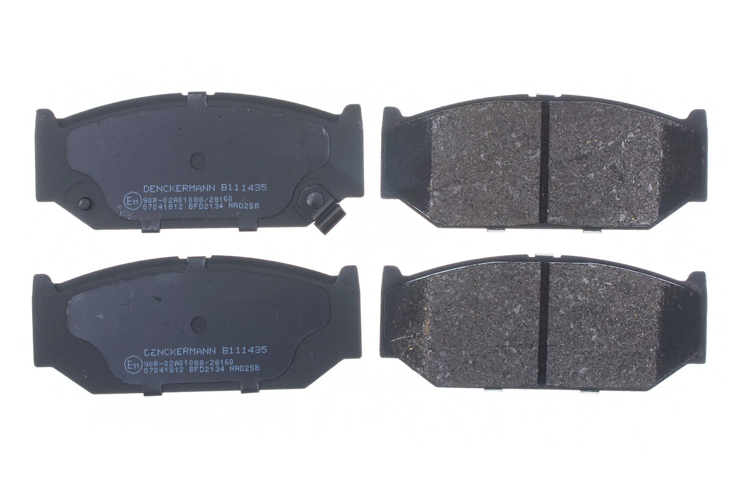 Brake Pad Set, disc brake (B111435)