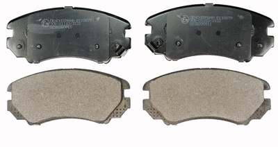 Brake Pad Set, disc brake (B110879)