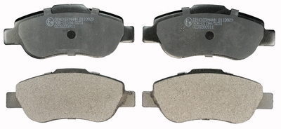 Brake Pad Set, disc brake (B110929)