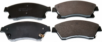 Brake Pad Set, disc brake (B111152)