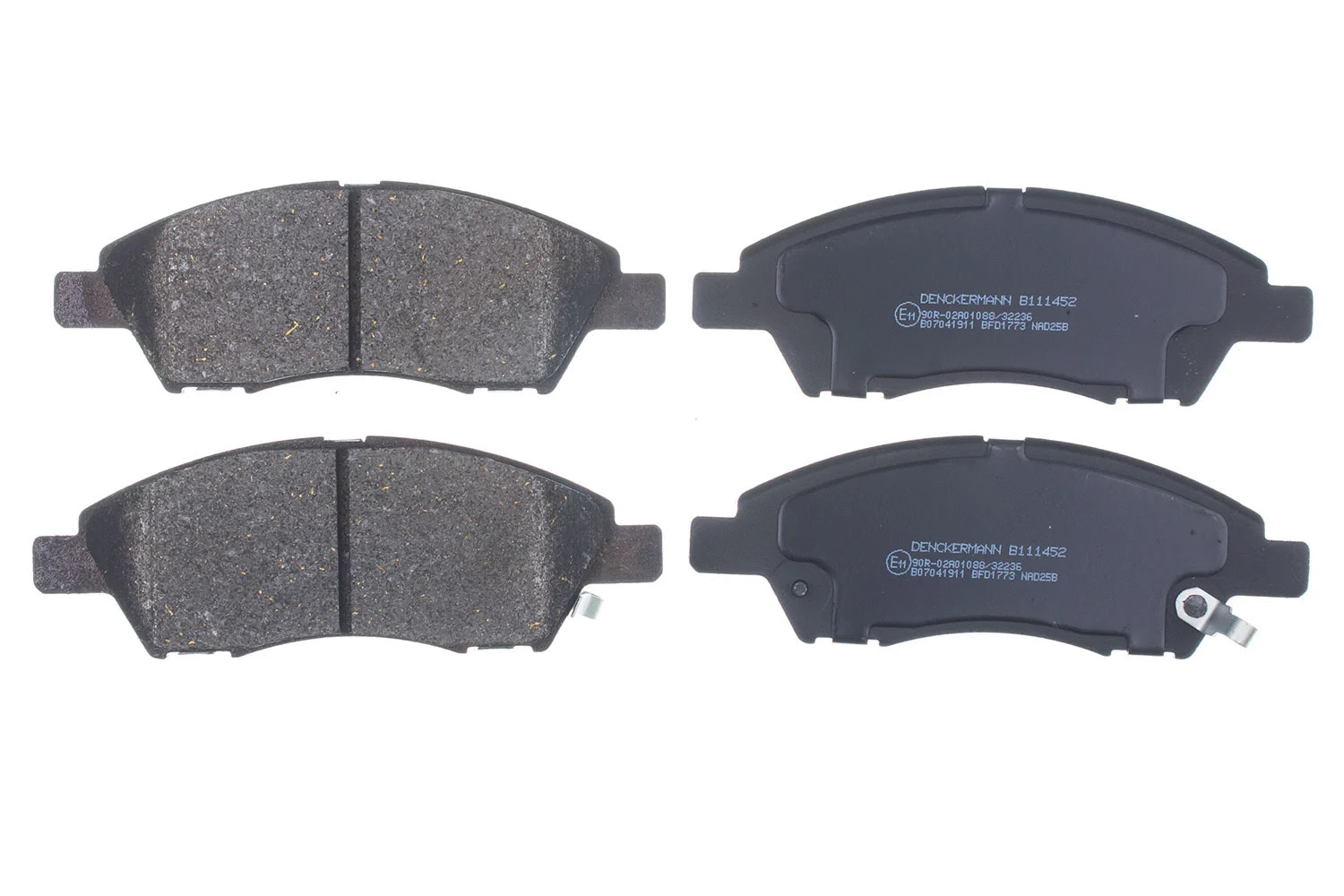 Brake Pad Set, disc brake (B111452)