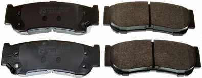 Brake Pad Set, disc brake (B111186)