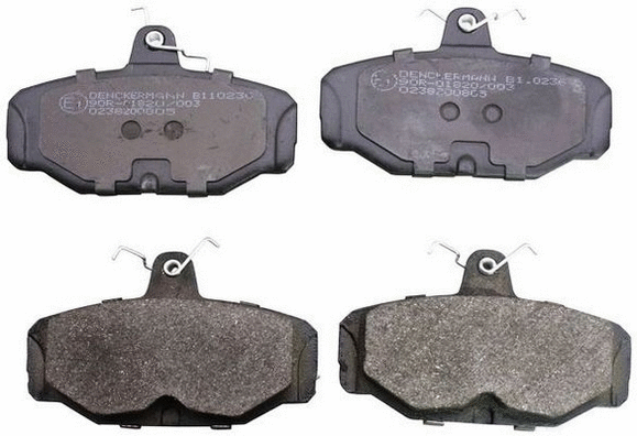 Brake Pad Set, disc brake (B110236)