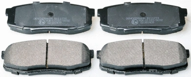 Brake Pad Set, disc brake (B111274)