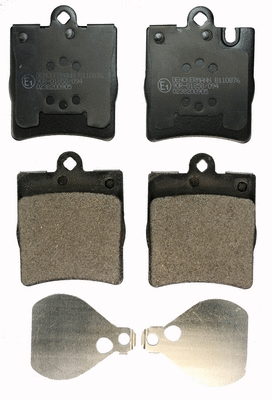 Brake Pad Set, disc brake (B110876)
