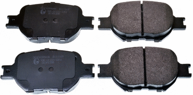 Brake Pad Set, disc brake (B111169)