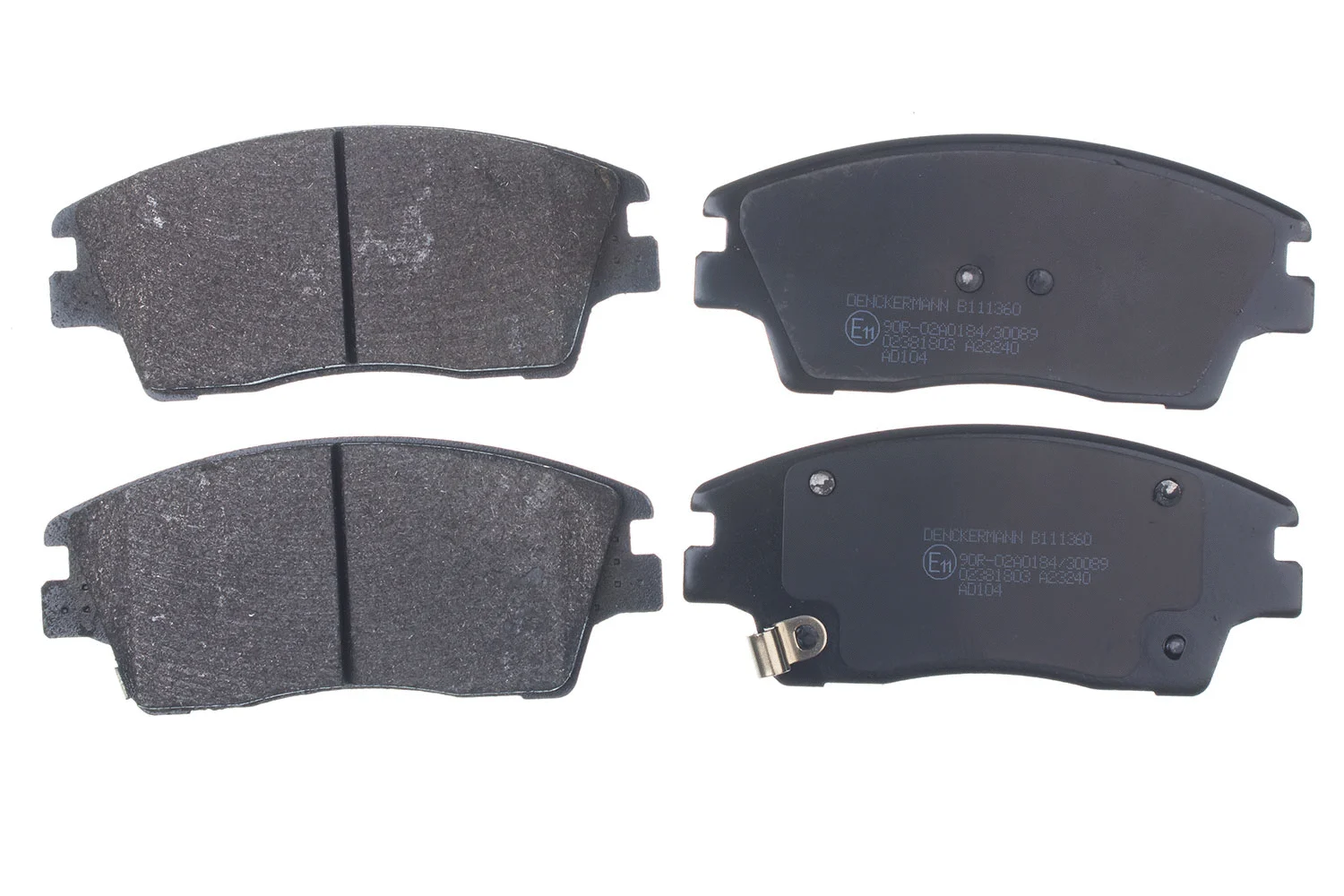 Brake Pad Set, disc brake (B111360)