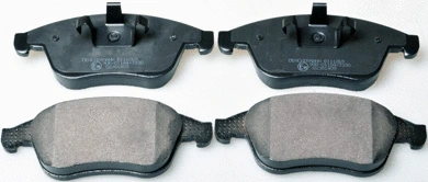 Brake Pad Set, disc brake (B111269)