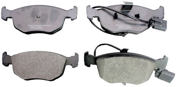 Brake Pad Set, disc brake (B110231)