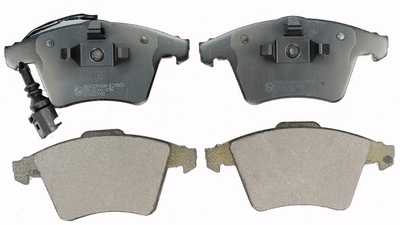 Brake Pad Set, disc brake (B110920)