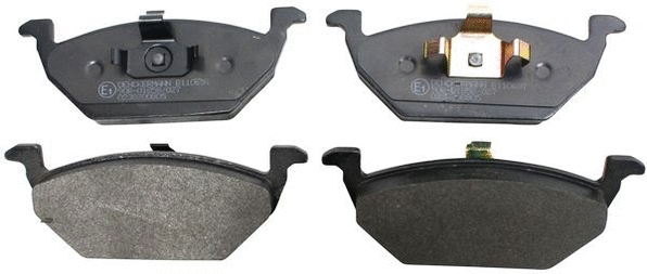 Brake Pad Set, disc brake (B110697)